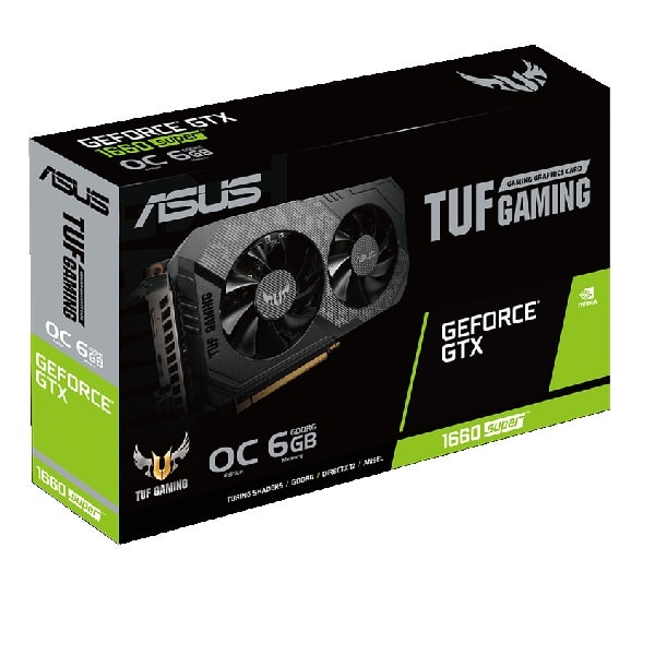 Tarjeta De Video Asus Tuf-Gtx1660s-O6g-Gaming 6gb, Gddr6, Hdmi 2.0