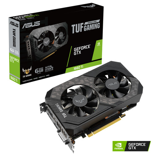 Tarjeta De Video Asus Tuf-Gtx1660ti-6g-Evo-Gaming 6gb Gddr6 Hdmi, Dp