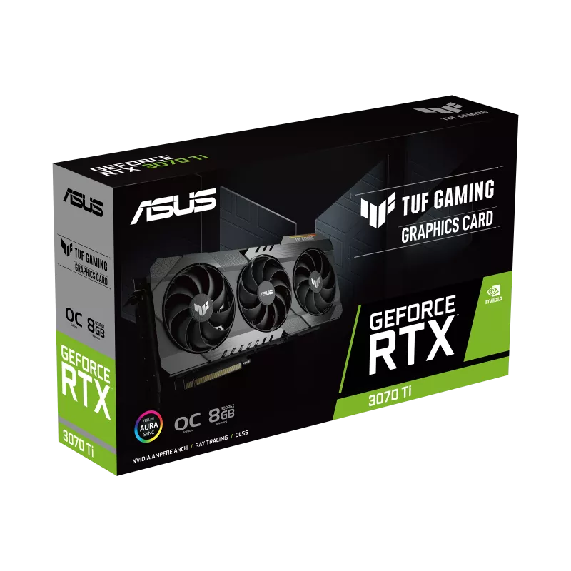 Tarjeta De Video Asus Tuf-Rtx3070Ti-O8G-V2-Gaming Oc 8Gb Gddr6X, Displayport