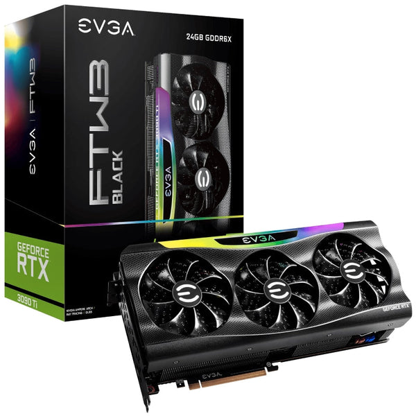 Tarjeta De Video Evga 24g-P5-4981-Kr Rtx 3090 Ti Ftw3 Black Gaming