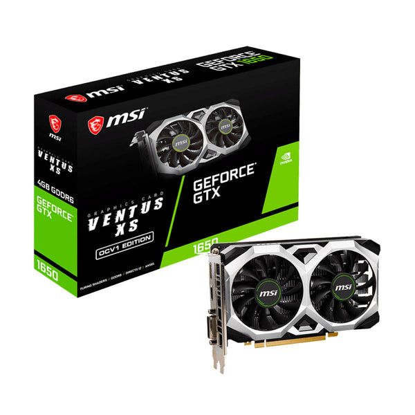 Tarjeta De Video Msi Geforce Gtx 1650 D6 Ventus Xs Ocv1 4gb Gddr6