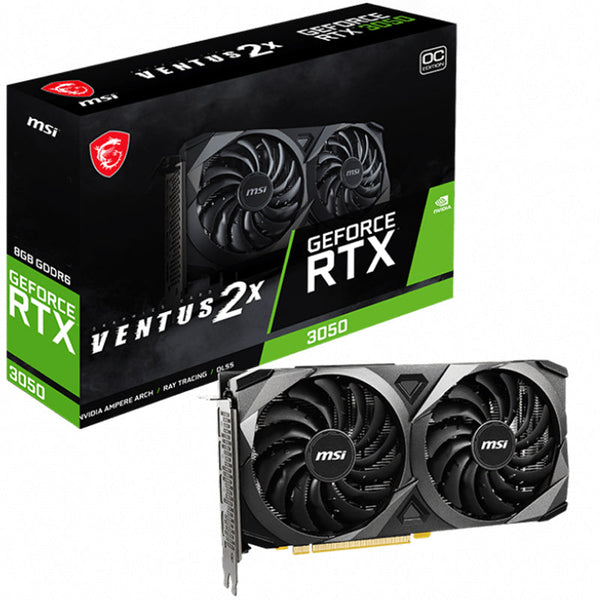 Tarjeta De Video Msi Geforce Rtx 3050 Ventus 2x 8g Oc Gddr6 Hdmi-Dp