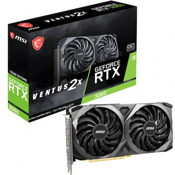 Tarjeta De Video Msi Geforce Rtx 3060 Ventus 2x 12g Oc Gddr6 Hdmi-Dp