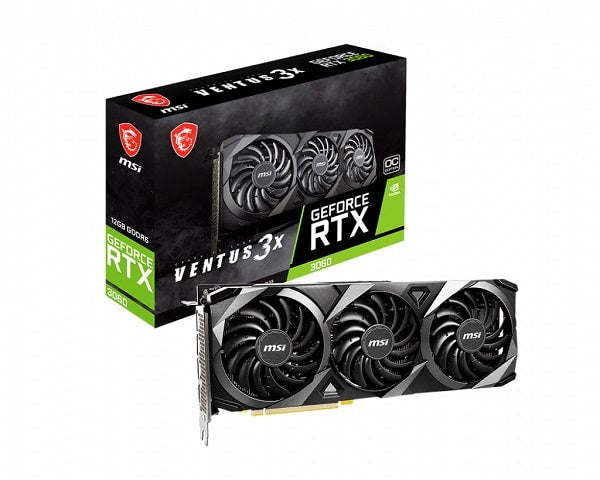 Tarjeta De Video Msi Geforce Rtx 3060 Ventus 3x 12g Oc Gddr6