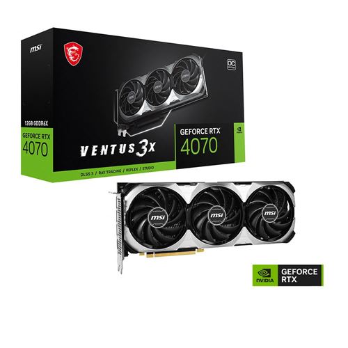 Tarjeta De Video Msi Geforce Rtx 4070 Ventus 3X 12G Oc