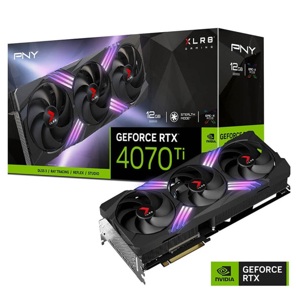 Tarjeta De Video Pny Nvidia Geforce Rtx 4070 Ti 12Gb Xlr8 Gaming Verto