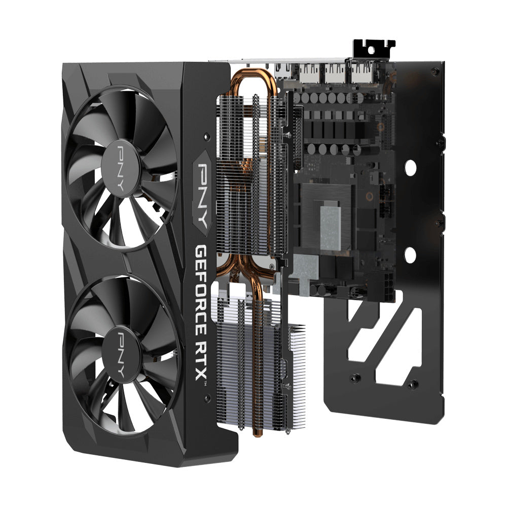 Tarjeta De Video Pny Vcg30508dfbpb1 Rtx 3050 8gb Gddr6 Verto Dual Fan