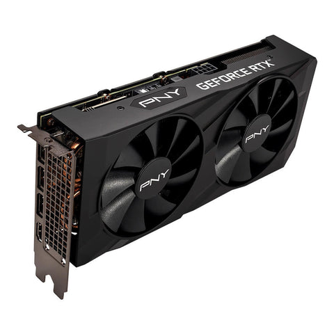 Tarjeta De Video Pny Vcg30508dfbpb1 Rtx 3050 8gb Gddr6 Verto Dual Fan