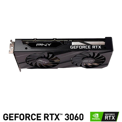 Tarjeta De Video Pny Vcg306012dfbpb1 Rtx 3060 12gb Gddr6 Verto Dualfan
