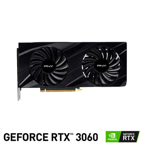 Tarjeta De Video Pny Vcg306012dfbpb1 Rtx 3060 12gb Gddr6 Verto Dualfan