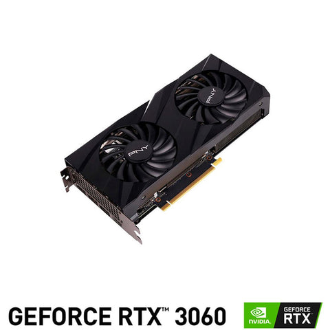 Tarjeta De Video Pny Vcg306012dfbpb1 Rtx 3060 12gb Gddr6 Verto Dualfan