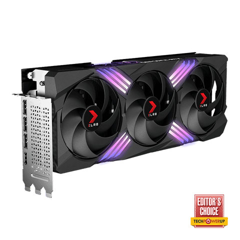 Tarjeta De Video Pny Vcg4070T12Tfxxpb1-O Rtx 4070Ti Oc 12Gb Argb 3 Ventiladores