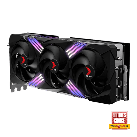 Tarjeta De Video Pny Vcg4070T12Tfxxpb1-O Rtx 4070Ti Oc 12Gb Argb 3 Ventiladores