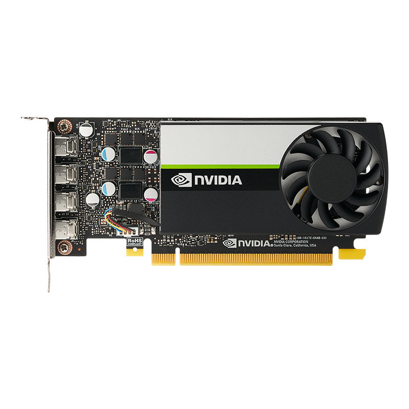 Tarjeta De Video Quadro Pny Nvidia Vcnt1000-Pb 4gb Gddr6 4x Mini Dp Lp