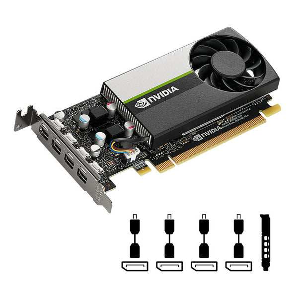 Tarjeta De Video Quadro Pny Nvidia Vcnt10008gb-Pb 8gb Gddr6 4x Mini Dp