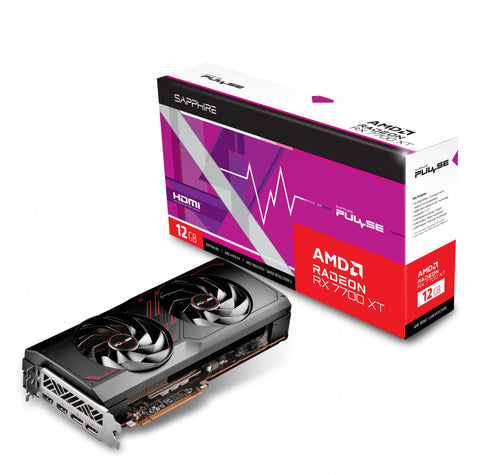 Tarjeta De Video Sapphire Pulse Rx7700Xt 12Gb Ddr6 Dual Hdmi , Display port