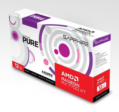 Tarjeta De Video Sapphire Pure Rx7700Xt Gddr6 12Gb (11335-03-20G)