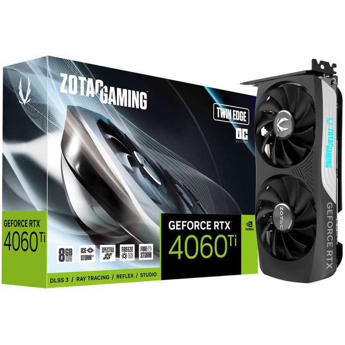 Tarjeta De Video Zotac Gaming Geforce Rtx 4060 Ti 8Gb Twin Edge Oc