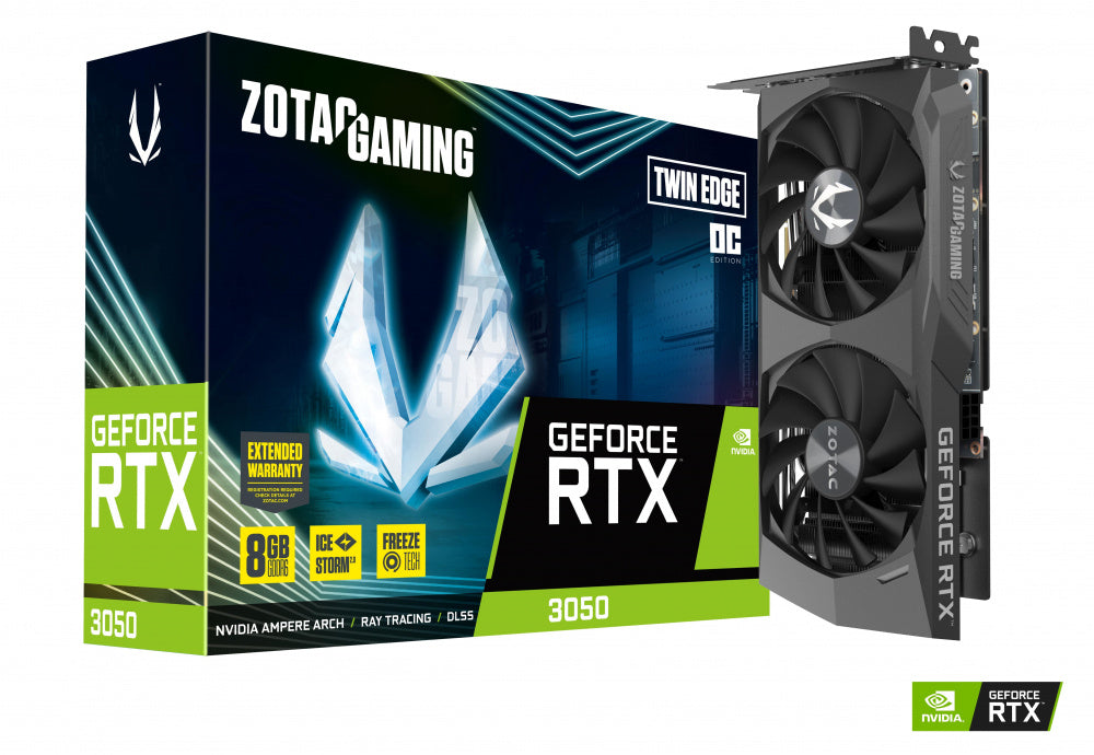 Tarjeta De Video Zotac Rtx 3050 Twin Edge Oc 8gb Gddr6 Zt-A30500h-10m