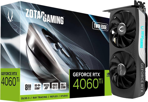 Tarjeta De Video Zotac Rtx4060ti Twin Edge 8gb Gddr6x Zt-40610e-10m