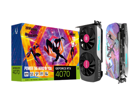 Tarjeta De Video Zotac Rtx4070 Oc Twin Edge 12gb Gddr6x Spider-Man