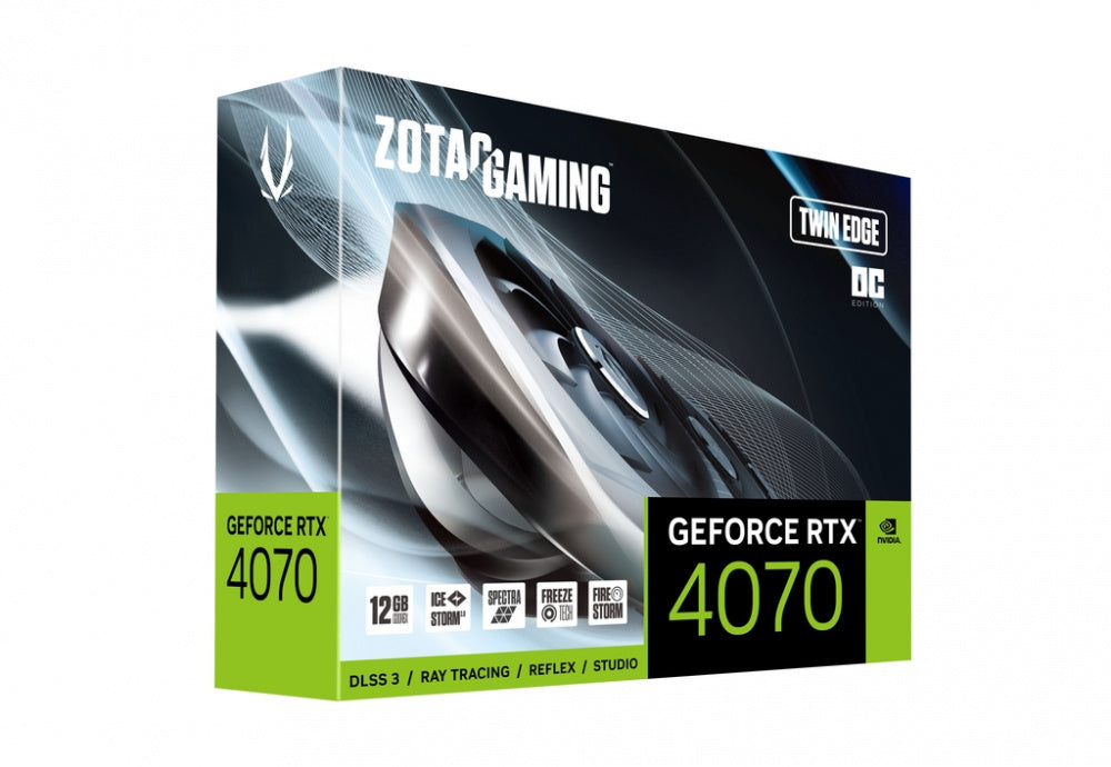 Tarjeta De Video Zotac Rtx4070 Twin Edge Oc 12Gb Gddr6X Zt-D40700H-10M