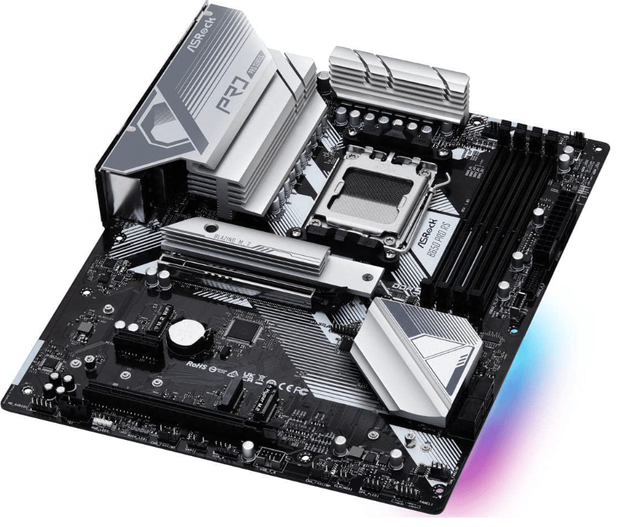 Tarjeta Madre Asrock B650 Pro Rs Am5 Ddr5 Hdmi , Dp , Usb C , Rj45