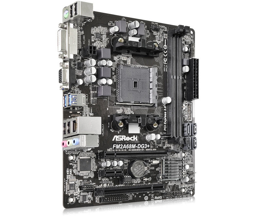 Tarjeta Madre Asrock Fm2a68m-Dg3+ Ddr3 Usb 3.0 Soc Fm2+