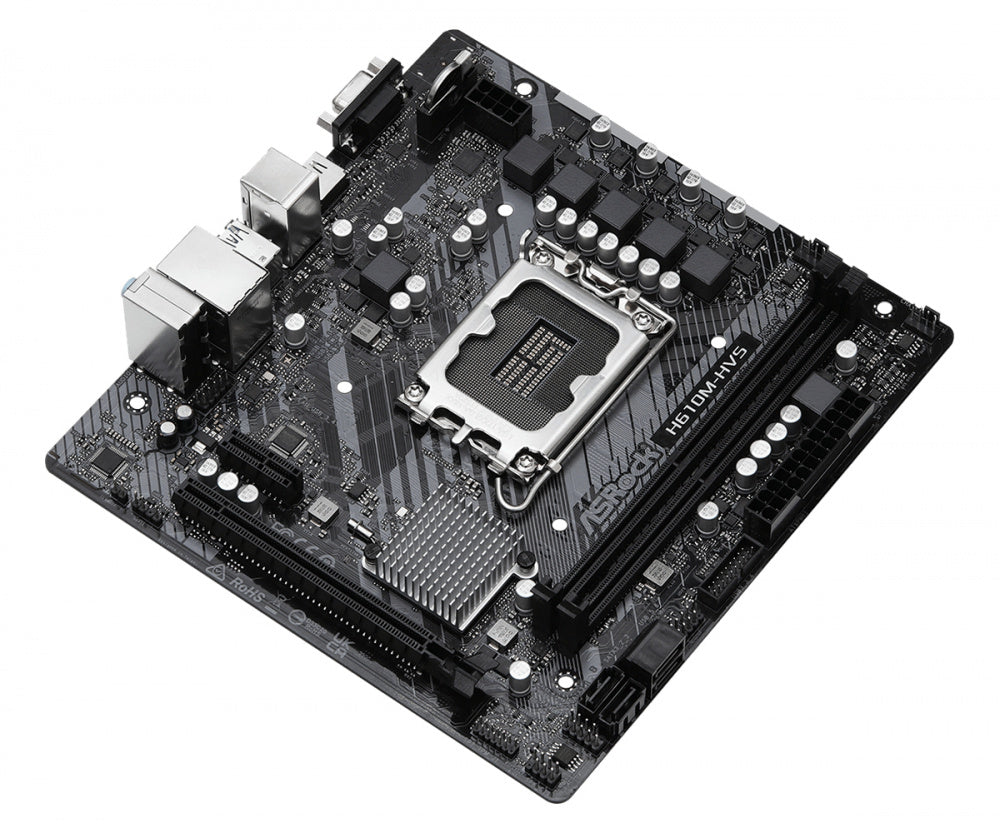 Tarjeta Madre Asrock H610m-Hvs Soc 1700 Ddr4 , Hdmi, D Sub , Rj45