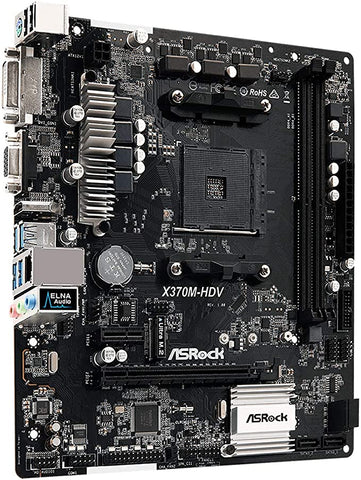 Tarjeta Madre Asrock X370m Soc Am4 Series 2000,3000,4000,5000 Ddr4,M.2