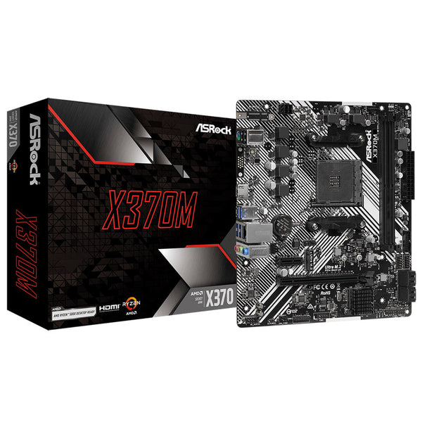 Tarjeta Madre Asrock X370m Soc Am4 Series 2000,3000,4000,5000 Ddr4,M.2