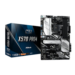 Tarjeta Madre Asrock X570 Pro4 Soc Am4 Ddr4,M.2,Hdmi,Dp,Rj45