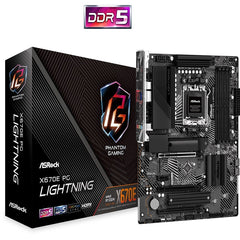 Tarjeta Madre Asrock X670e Pg Lightning Soc Am5 Ddr5, Hdmi , Dp, Usb C