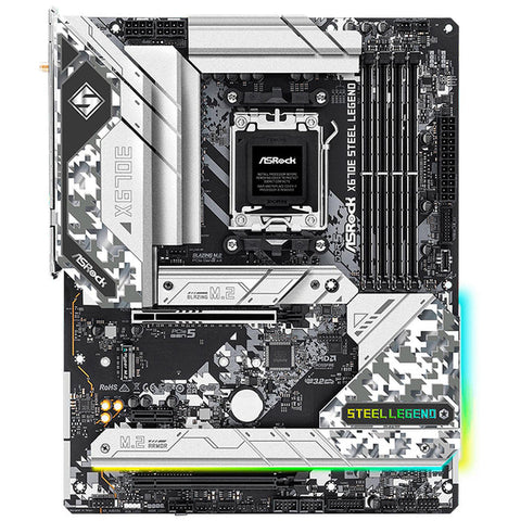 Tarjeta Madre Asrock X670e Steel Legend Soc Am5 Ddr5, Hdmi, Dp ,Wifi