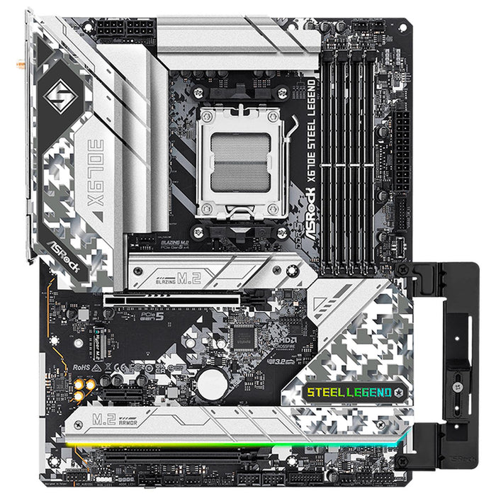 Tarjeta Madre Asrock X670e Steel Legend Soc Am5 Ddr5, Hdmi, Dp ,Wifi