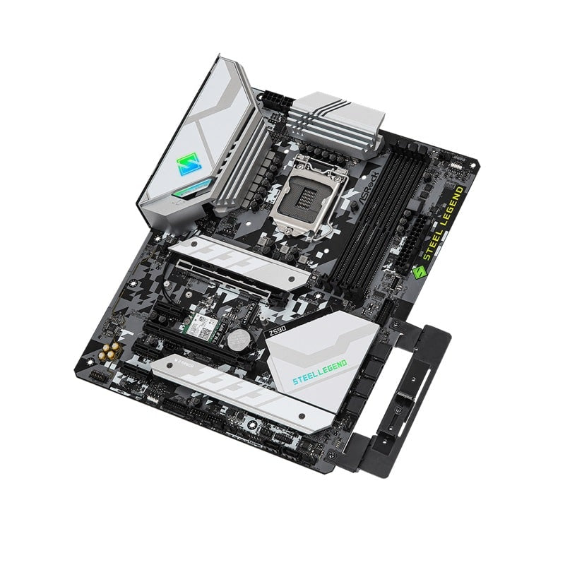 Tarjeta Madre Asrock Z590 Steel Legend Wifi 6e Soc 1200 Ddr4 Rgb M.2