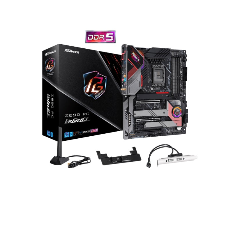 Tarjeta Madre Asrock Z690 Pg Velocita Soc 1700 Hdmi,Dp,Ddr5,Usb 3.2
