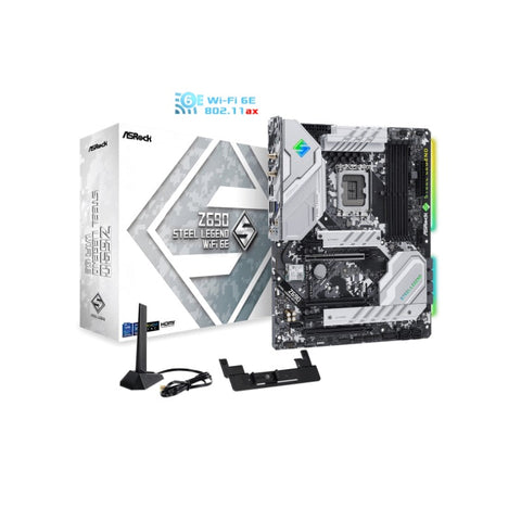 Tarjeta Madre Asrock Z690 Steel Legend Wifi 6e Soc 1700 Ddr4,Hdmi,Pcie