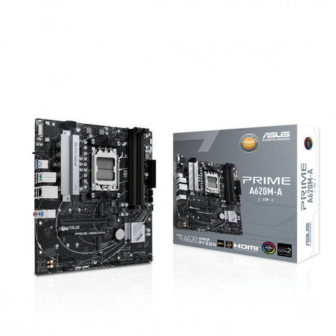 Tarjeta Madre Asus Prime A620M-A-Csm Am5 Ddr5, Matx, M.2, Display port, Hdmi