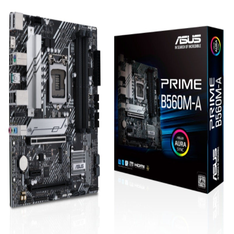 Tarjeta Madre Asus Prime B560m-A Lga1200 11 Th, Aura Sync, Hdmi, Display Port