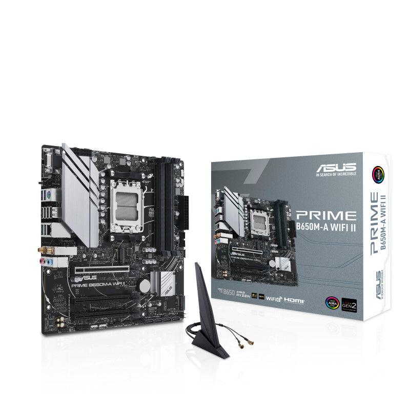 Tarjeta Madre Asus Prime B650M-A Wifi Ii Am5/Matx/Ddr5/Vga/Hdmi