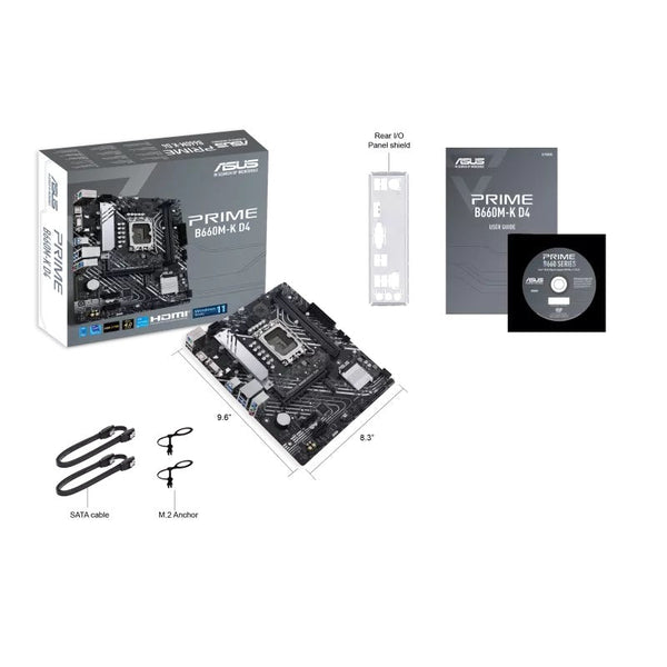 Tarjeta Madre Asus Prime B660m-K D4 1700, Ddr4, Matx, M.2, Hdmi