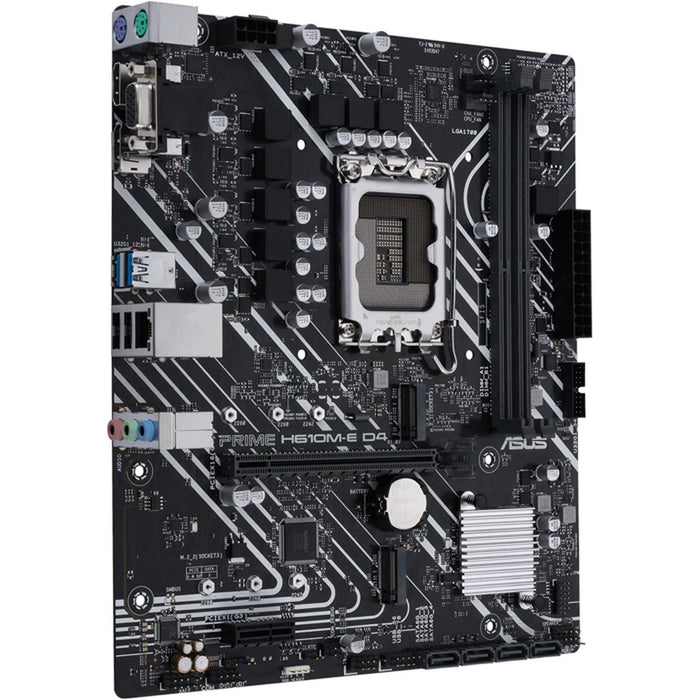 Tarjeta Madre Asus Prime H610m-E D4, Lga1700, Usb3.2, Dual M.2