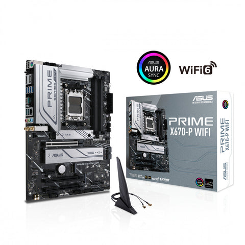 Tarjeta Madre Asus Prime X670-P Wifi Ddr5 Display Port, Hdmi, Atx