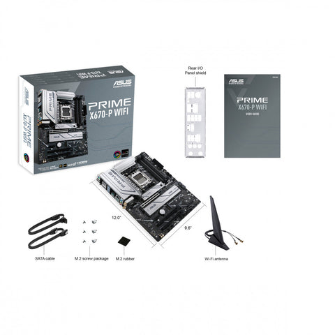 Tarjeta Madre Asus Prime X670-P Wifi Ddr5 Display Port, Hdmi, Atx