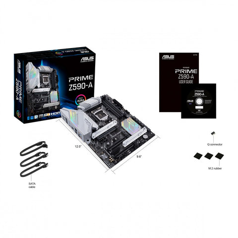 Tarjeta Madre Asus Prime Z590-A, Mlga 1200, Ddr4, Aura Sync, Usb 3.2