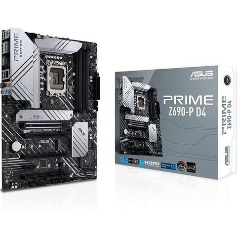 Tarjeta Madre Asus Prime Z690-P D4 12th, Lga 1700, Ddr4, Hdmi, Dp