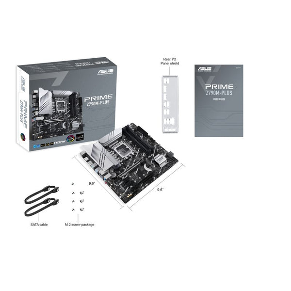 Tarjeta Madre Asus Prime Z790M-Plus 1700,  Ddr5,  M.2,  Matx