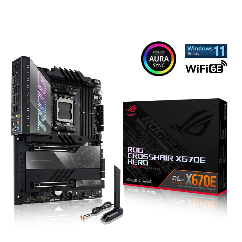 Tarjeta Madre Asus Rog Crosshair X670e Hero Am5