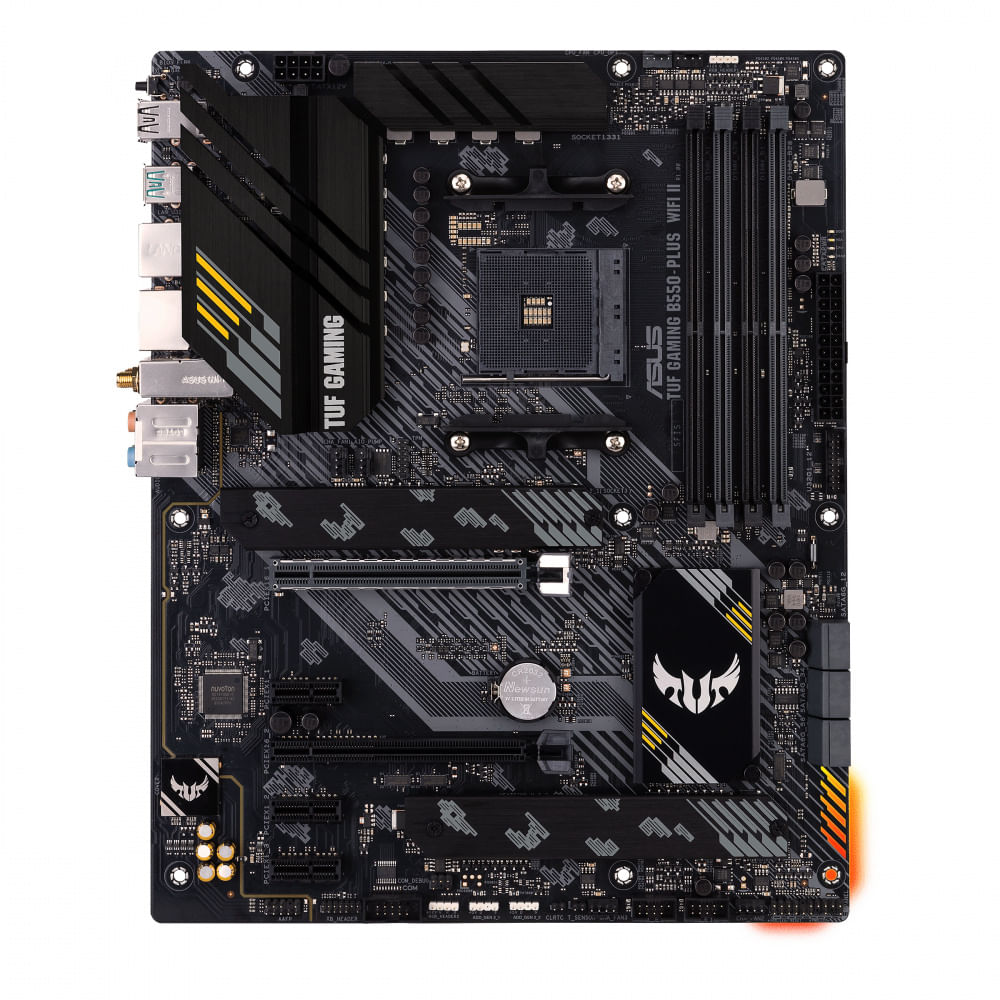 Tarjeta Madre Asus Tuf Gaming B550-Plus Wifi Ii Ddr4, Am4, Atx, Wifi6, Display Port